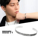 VIVIFY ビビファイ 槌目 ハンマード バック ホールマーク バングル シルバー 腕輪 ブレスレット 槌目模様 打ち目 ラフ メンズ レディース 男性 女性...