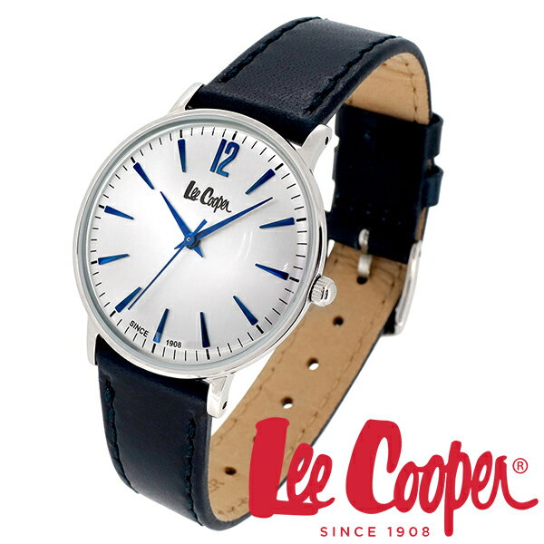 Lee Cooper 腕時計 ブランド ウォッチ LC6378.339 リークーパー 時計 メンズ 紳士 ネイビー かっこいい クォーツ レザーベルト 革 レザーバンド クラシック ビジネス カジュアル ビジカジ イギリス ブリティッシュ 日本製ムーブメント 電池式 人気 プレゼント 彼氏 おしゃれ