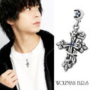 ウルフマン BRS パトリッククロスw パルメット ウルフ シルバー ペンダントトップ チェーンなし ブランド ウルフマンBRS WOLFMAN ネックレストッ...