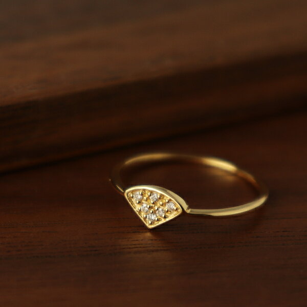 K18ダイヤモンドパヴェプレートゴ...