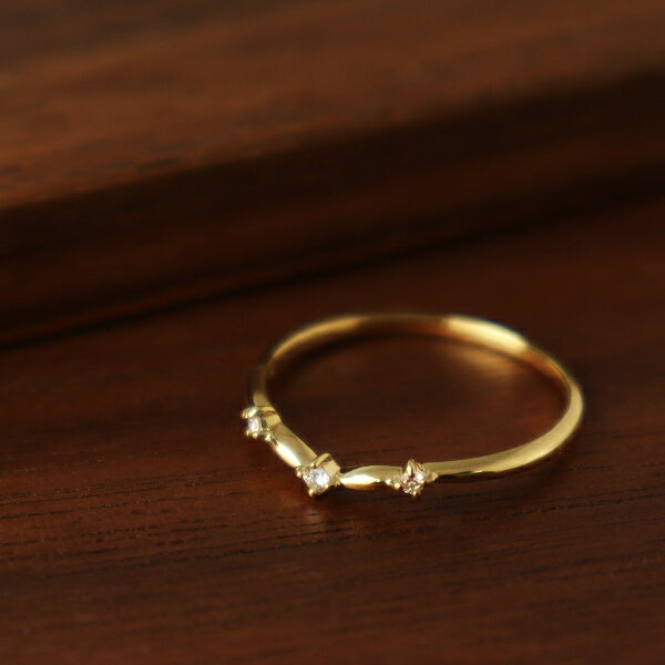 K183連ダイヤモンドカーブリング...