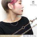 サージカルステンレス ピンクゴールド 平あずき チェーン ネックレス 幅1.8mm 37~43cm ステンレスチェーン アジャスター付き アクセサリー アレルギーフリー 小豆 あずき レディース 女性 医療用ステンレス 金属アレルギー プレゼント 人気 おしゃれ かわいい ブランド