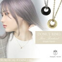 ドーナツリング サージカルステンレス ペアネックレス Zanipolo Terzini ペア ネックレス ペアアクセサリー ステンレス メンズ レディース 金属アレルギー プレゼント 人気 おしゃれ シンプル