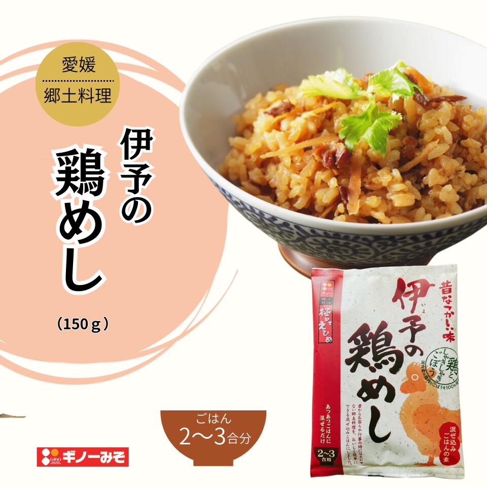 ギノーみそ 伊予の鶏めし 2～3合用 混ぜご飯の素