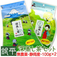 無農薬・深蒸し茶ふじのくに100g＆お茶壷セット100gネコポス便で送料無料セット価格1188円⇒1080円10袋購入で＋1袋サービス！サンプルオマケ付き静岡県産 1番茶 無農薬 無化学肥料栽培 お茶 煎茶 緑茶 お取り寄せ【売れ筋】