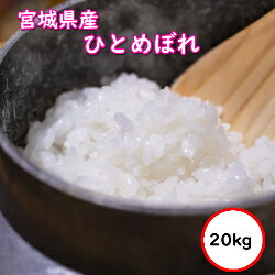 令和5年産 送料無料 無洗米 【超々特売価格7,780円】 宮城県産 ひとめぼれ 20kg 精米 乾式無洗米 選べる精米方法のサムネイル