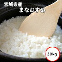 令和5年産 送料無料 無洗米  宮城県産 まなむすめ30kg 精米 乾式無洗米 選べる精米方法