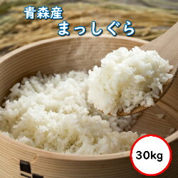 令和5年産 送料無料 無洗米 【特売価格12,080円】 青森県産 まっしぐら 30kg 精米 乾式無洗米 選べる精米方法