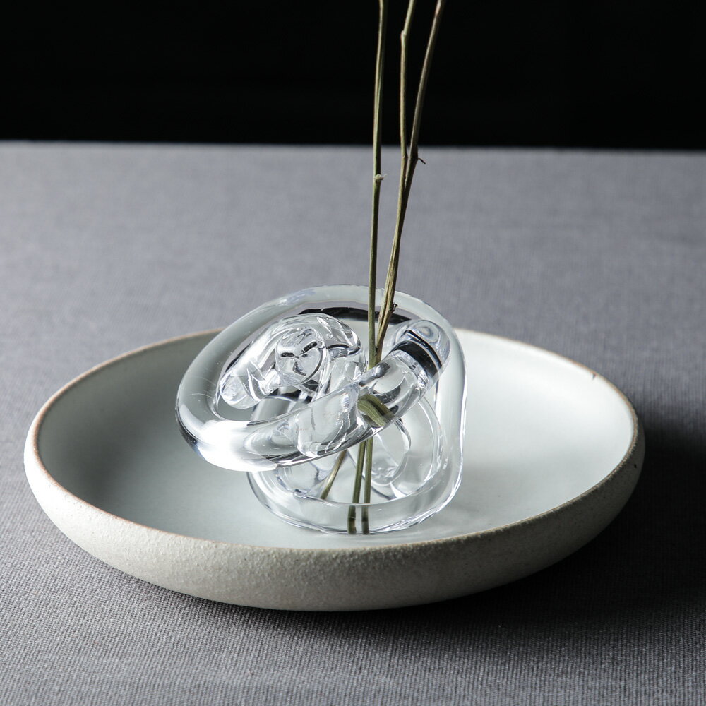 ガラス 剣山 中 ガラスの剣山 花留め 花止め 日本製 伊藤泰三作 SUN GLASS STUDIO KYOTO 花器 花瓶 フ..