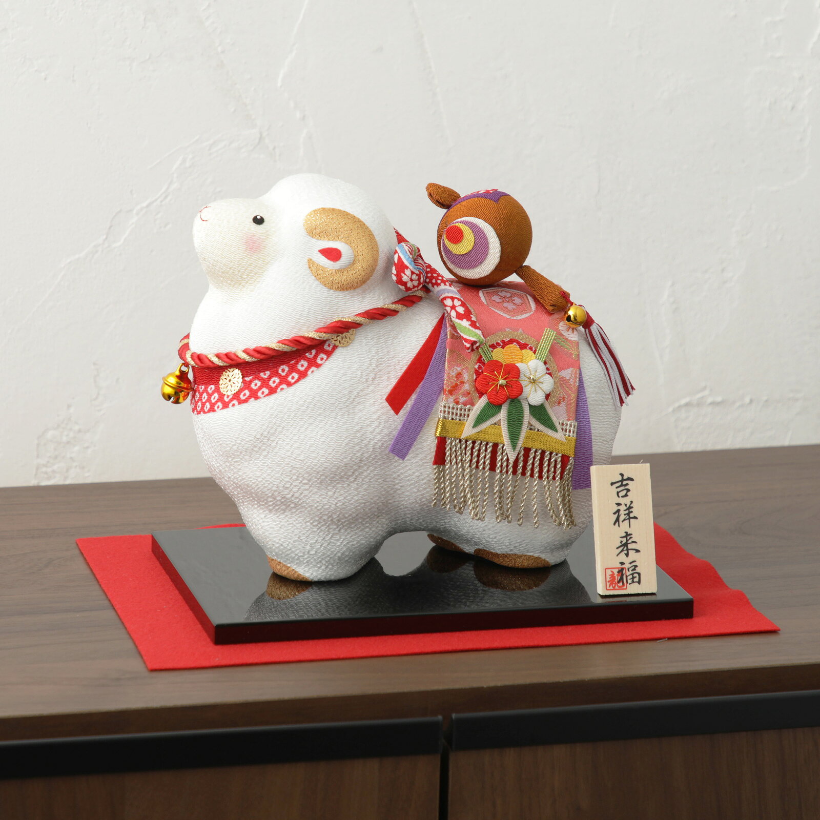 楽天市場】干支 ちりめん 置物の通販