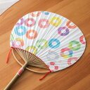 うちわ かわいい おしゃれ プレゼント プチギフト 浮かぶ円 和詩倶楽部 丸亀うちわ 小丸うちわ 花 夏祭り 浴衣 団扇 京都 香川 和紙 伝統 水彩 工芸 日...