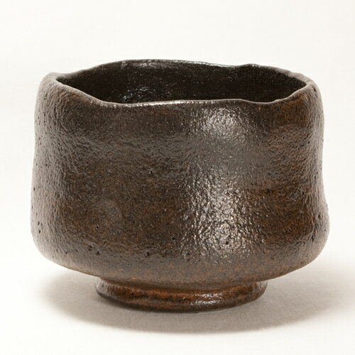 乐天商城 - 長次郎「春朝」写し　黒楽抹茶碗 〔佐々木昭楽〕