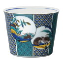 【メールマガジン希望ご選択で5%OFF!】 九谷焼 蕎麦猪口 古九谷色絵鶉草花図 MCF-09