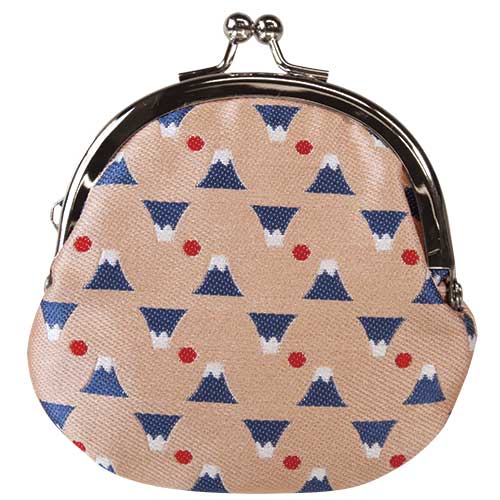 乐天商城 - スーベニール 丸平がま口 えんぎジャガード フジピンク