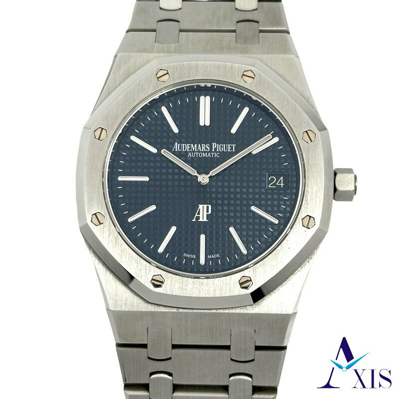 AUDEMARS PIGUET オーデマ・ピゲ ロイヤルオーク　エクストラシン 15202ST.OO.1240ST.01 腕時計 ステンレス 自動巻き ブルー文字盤【中古】 メンズ