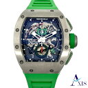 RICHARD MILLE リシャール ミル フライバック クロノグラフ ロベルト・マンチーニ RM11-01 腕時計 チタン 自動巻き スケルトン文字盤【中古】 メンズ