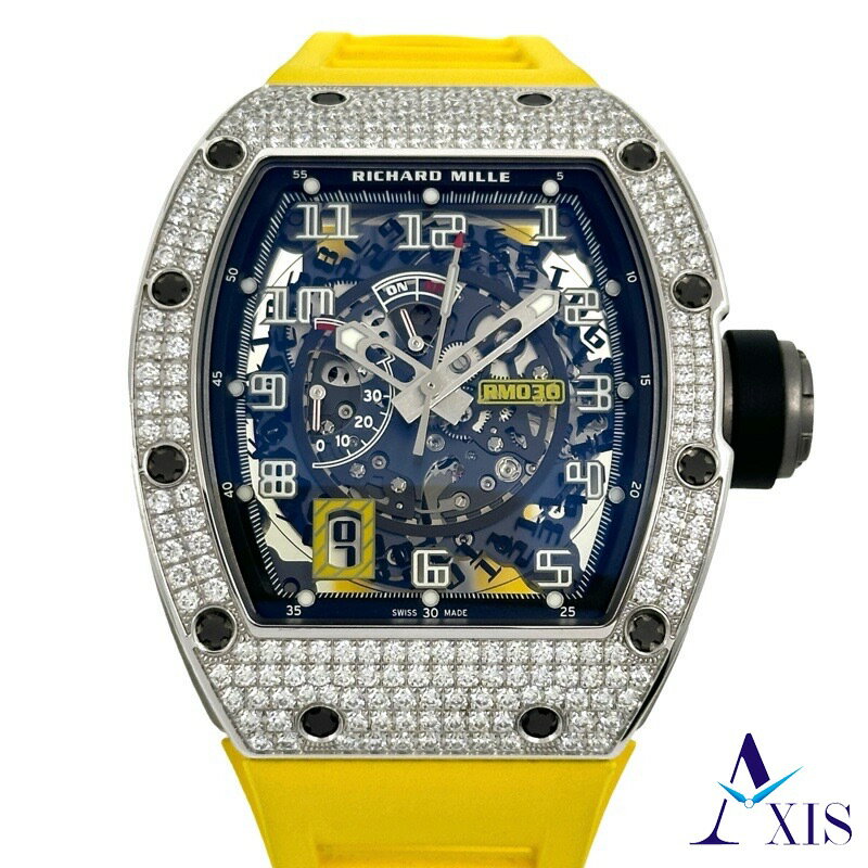 RICHARD MILLE リシャール ミル オートマティック デクラッチャブル ローター RM030 腕時計 自動巻き スケルトン文字盤【中古】 メンズ