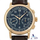 A.LANGE&SOHNE ランゲ&ゾーネ 1815 クロノグラフ Dバックル仕様 414.031 腕時計 ピンクゴールド 手巻き ブラック文字盤【中古】 メン...
