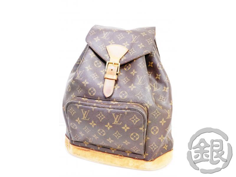 “5,000円offクーポン発行中”ルイヴィトン　モノグラム　モンスリGM　バックパック　リュックサック AUTHENTIC PRE-OWNED LOUIS VUITTON MONOGRAM MONTSOURIS GM BACKPACK BAG M51135　GINZA-JAPAN ブランドバッグ LV 男女兼用　レディース　ユニセックス　バッグ