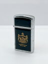 【卸価格!!】ZIPPO/ジッポー オイルライター スリムタイプ KINGDOM OF HAWAII COAT OF ARMS/ハワイ王国紋章 シルバー/ブラッ...