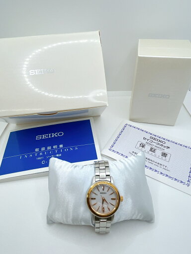 【卸価格!!】SEIKO/セイコー レディース腕時計 ソーラー SSDY018 シルバー/ゴールド/ホワイト AT026 【卸価格!!】SEIKO/セイコー レディース腕時計 ソーラー SSDY018 シルバー/ゴールド/ホワイト AT026