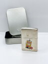 【卸価格!!】ZIPPO/ジッポー オイルライター シルバー ジッポーロゴ 1937年オイル缶デザイン IKE023