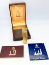 【卸価格!!】Dunhill/ダンヒル ガスライター スリムタイプ ゴールド PAT.3910750 ヴィンテージ アンティーク TR001
