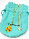 【卸価格!!】Tiffany&Co/ティファニー ハナミズキ フラワーモチーフ ゴールド ネックレス 750/K18 ヴィンテージ AUC004