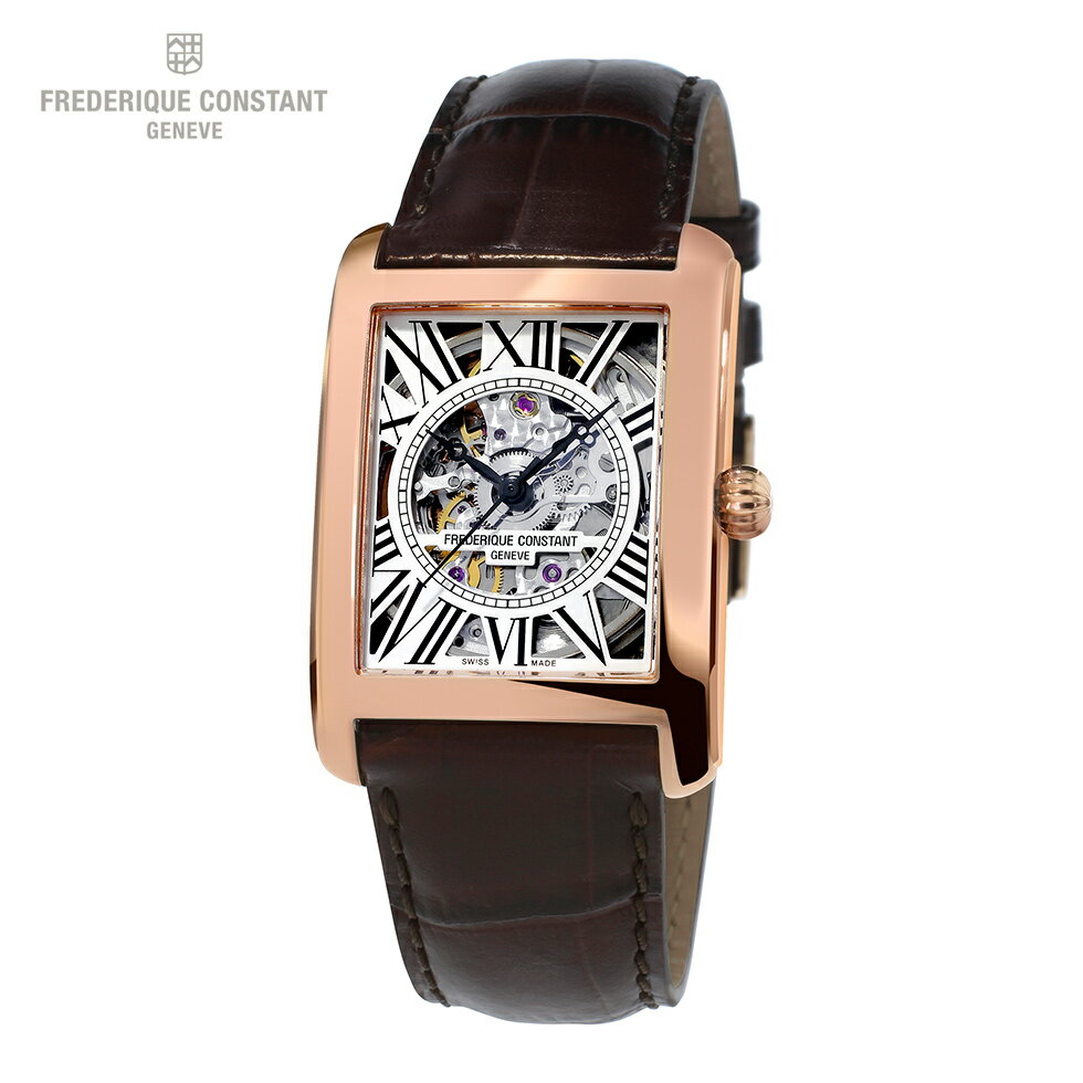 フレデリック・コンスタント 腕時計（メンズ） ご購入特典つき フレデリック・コンスタント 日本限定 自動巻 腕時計 メンズ クラシック カレ オートマチック スケルトン FC-310SKT4S34 フレデリックコンスタント 正規品