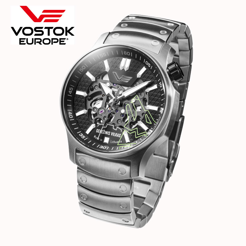 ご購入特典つき ボストークヨーロッパ VOSTOK EUROPE 世界限定700本 メンズ アイアンウルフ NH72-592A706 自動巻 正規品