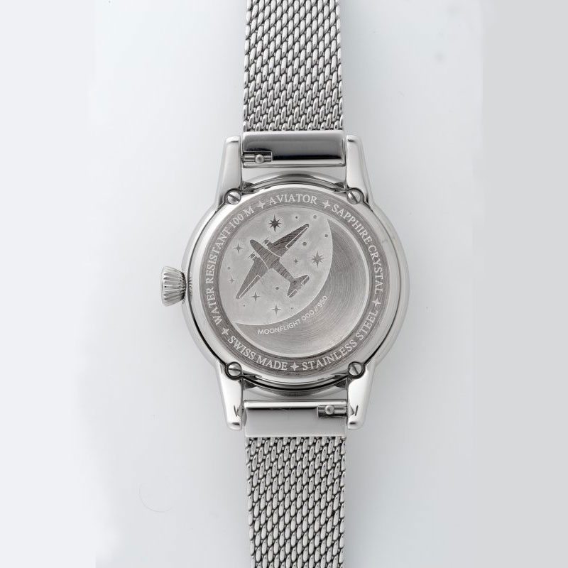 【ご購入特典つき】アビエイター ムーンフライト V.1.33.0.257.5 レディース 腕時計 AVIATOR 正規品