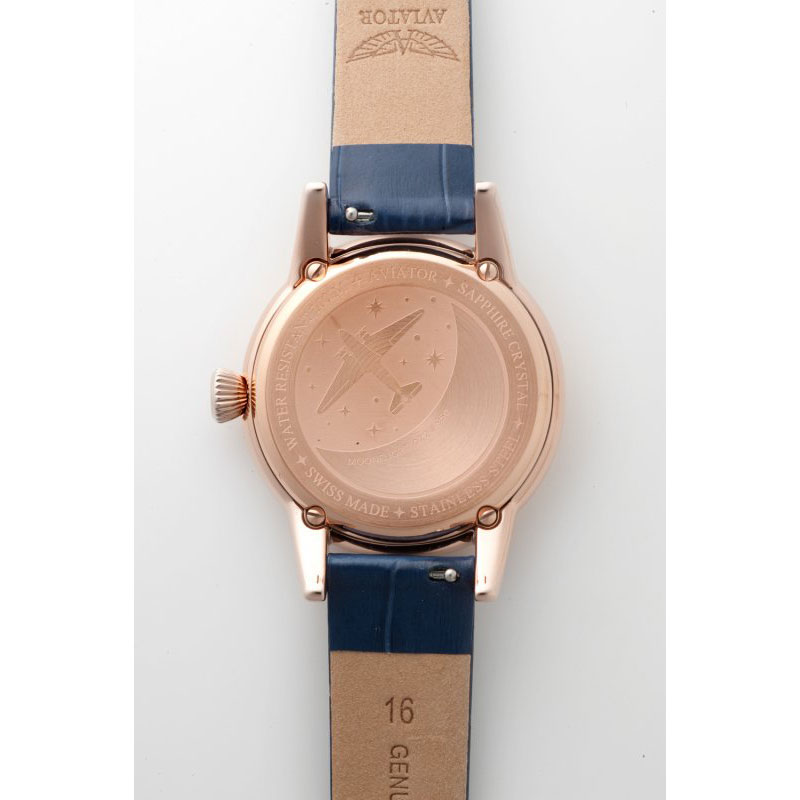 【ご購入特典つき】アビエイター ムーンフライト V.1.33.2.256.4 レディース 腕時計 AVIATOR 正規品