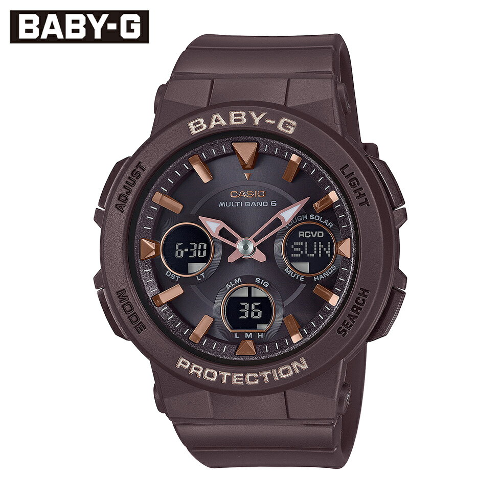 カシオ BABY-G 腕時計（レディース） カシオ CASIO ベビーG ベビージー BABY-G 国内正規品 レディース 電波ソーラー BGA-2510-5AJF