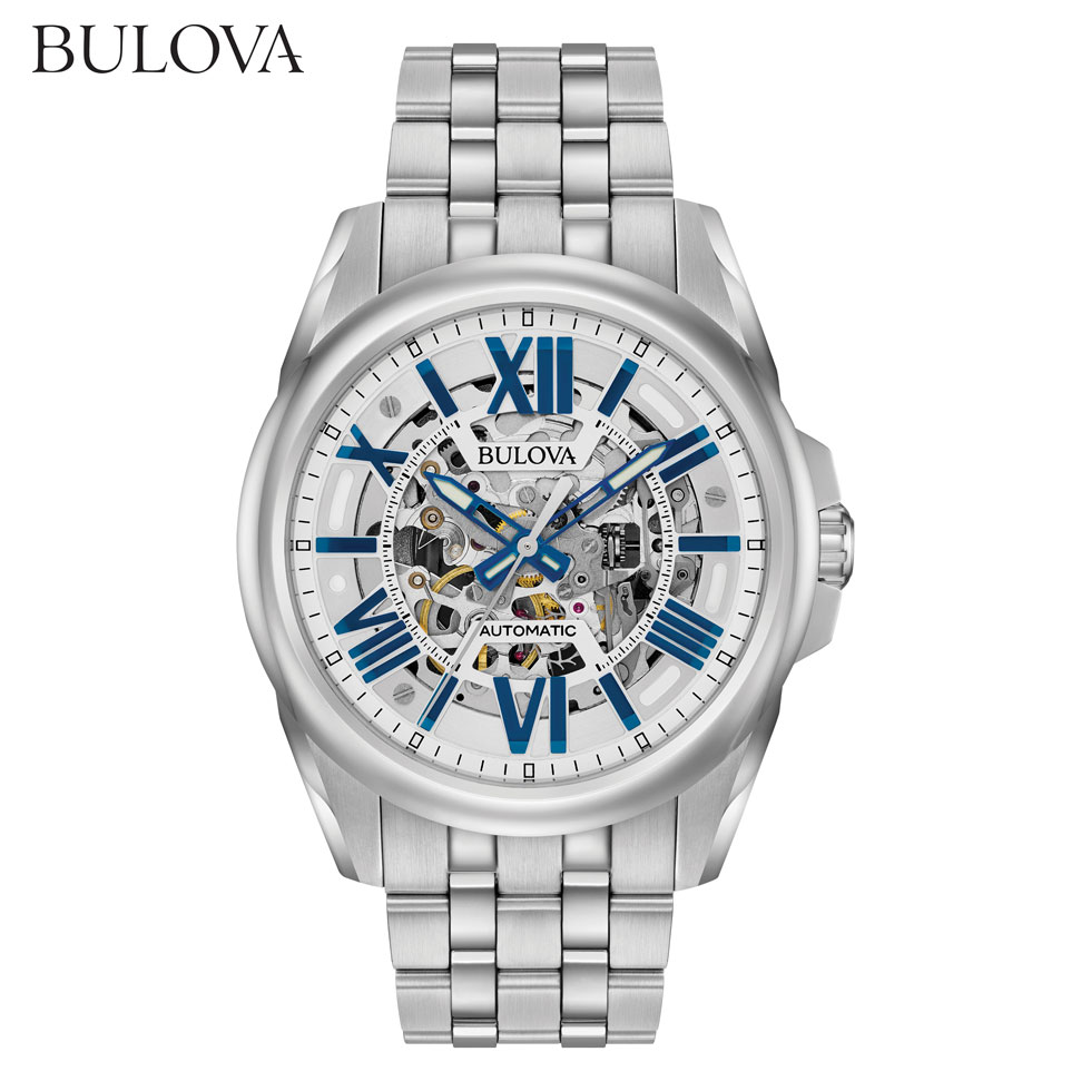 ブローバ ビジネス腕時計 メンズ ご購入プレゼントつき ブローバ BULOVA メンズ 腕時計 国内正規品 自動巻 クラシック 96A187