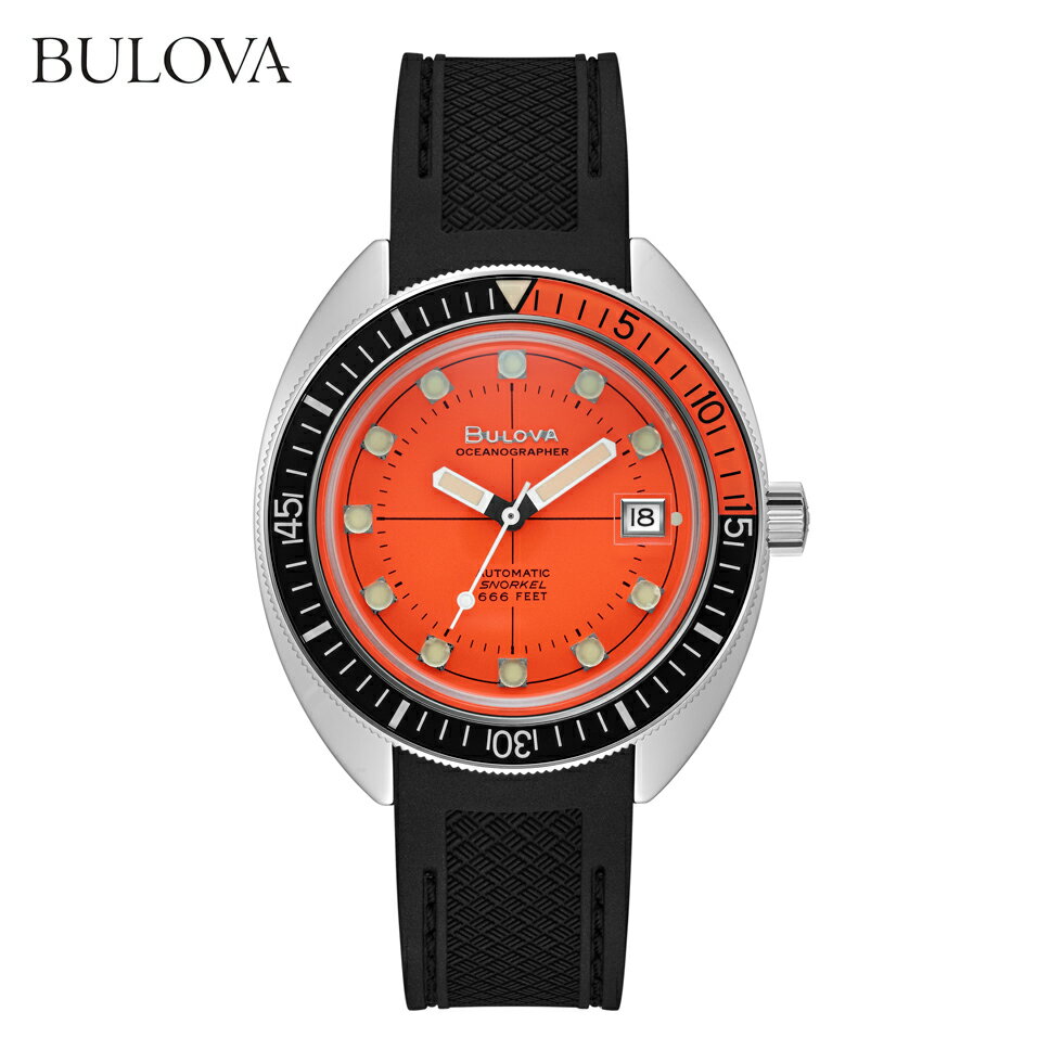 ご購入特典つき ブローバ BULOVA メンズ 腕時計 国内正規品 自動巻 デビルダイバー 96B350 アーカイブスシリーズ