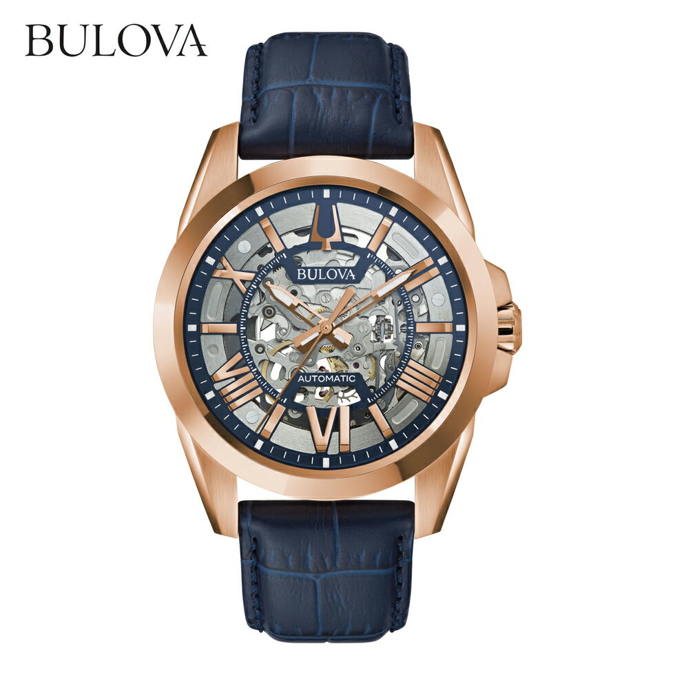 ブローバ ビジネス腕時計 メンズ ご購入特典つき ブローバ BULOVA 腕時計 メンズ 自動巻 クラシック 97A161