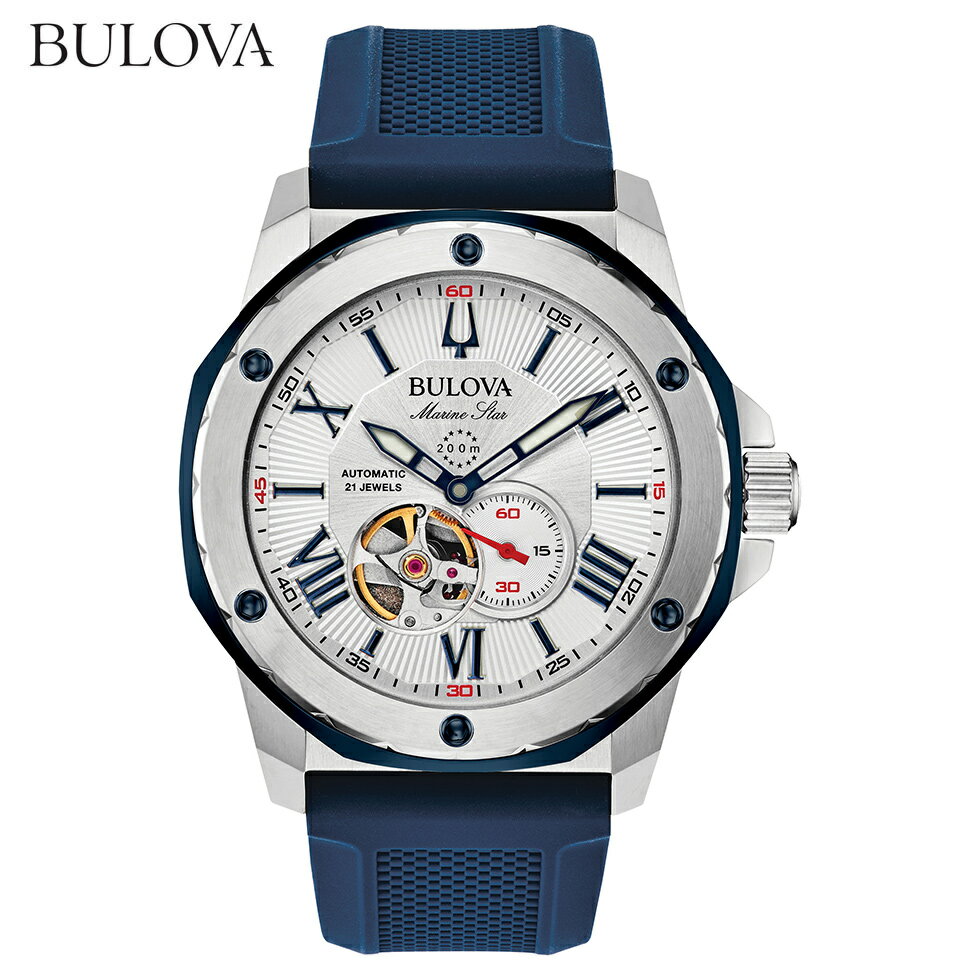 【ご購入特典つき】ブローバ BULOVA メンズ 腕時計 国内正規品 自動巻 マリンスター 98A225