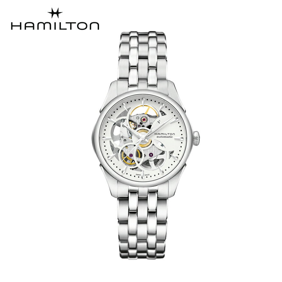 ご購入プレゼントつき 正規品 ハミルトン 腕時計 レディース HAMILTON ジャズマスター スケルトン レディ 自動巻 H32405111