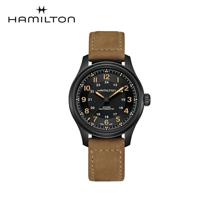 カーキ 腕時計（メンズ） ご購入プレゼントつき 正規品 ハミルトン 腕時計 メンズ HAMILTON カーキ フィールド チタニウムオート 自動巻 H70665533