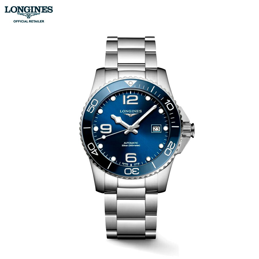 ロンジン 腕時計（メンズ） ご購入特典つき ロンジン 腕時計 メンズ LONGINES ハイドロコンクエスト 41mm 自動巻 L37814966 正規品