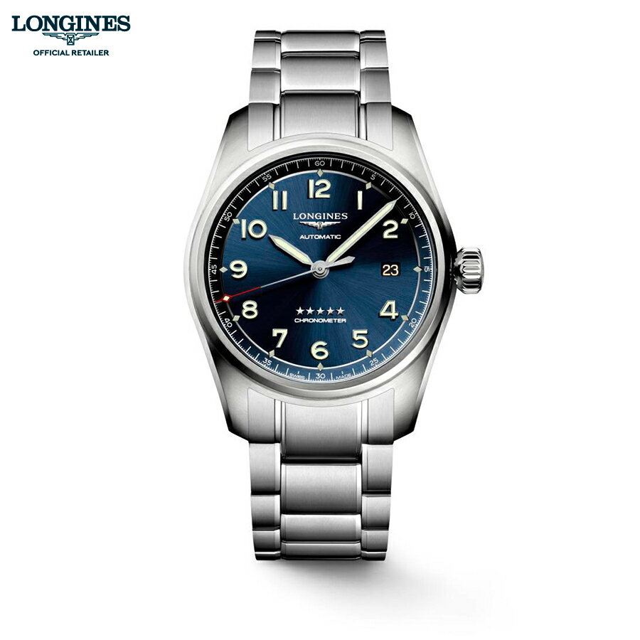 ロンジン 腕時計（メンズ） ご購入プレゼントつき ロンジン 腕時計 メンズ LONGINES ロンジン スピリット 40mm 自動巻 COSC認定クロノメーター L38104936 正規品