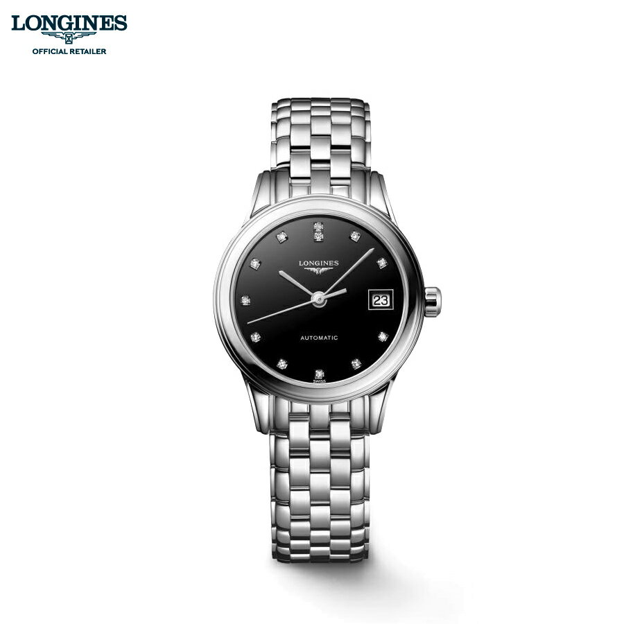 ロンジン ご購入特典つき ロンジン 腕時計 レディース LONGINES フラグシップ 自動巻 L42744576 正規品