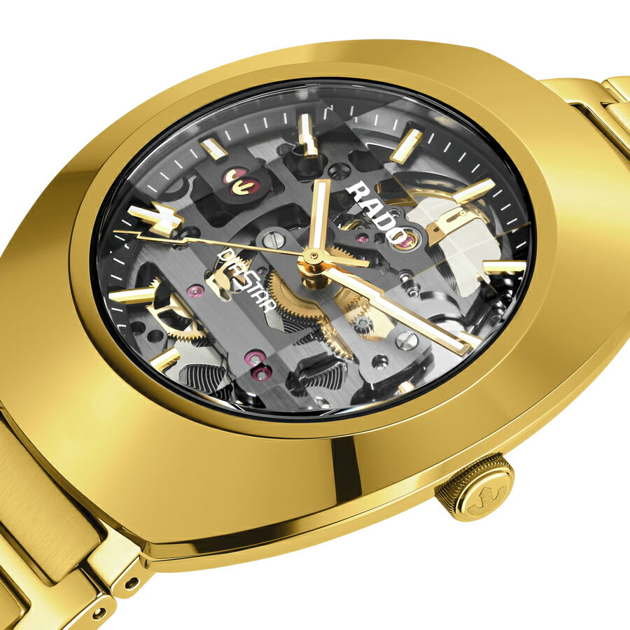 【ご購入特典つき】ラドー RADO 腕時計 メンズ ダイヤスター オリジナル スケルトン 38mm 自動巻 R12164153 正規品