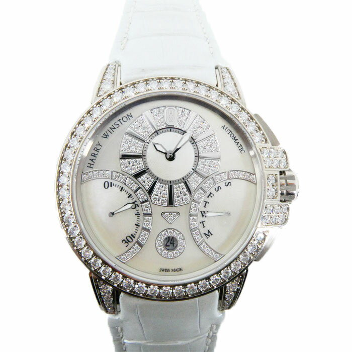 HARRY WINSTON　ハリーウィンストン　オーシャン バイレトログラード　OCEABI42WW002　18Kホワイトゴールド　ダイヤモンド　メンズ