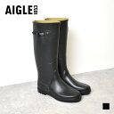 AIGLE エーグル レインブーツ ラバー ロングブーツ 晴雨兼用 ブラック 防水 耐久性 全天候対応 銀座ワシントン WASH ウォッシュ