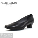 WASHINGTON 3.5cmヒールのスクエアトゥパンプス