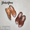 Fresh&Green フレッシュアンドグリーン サンダル 本革 フラット リゾート ナチュラル サイドゴア 人気定番 履きやすい スペイン 銀座ワシントン