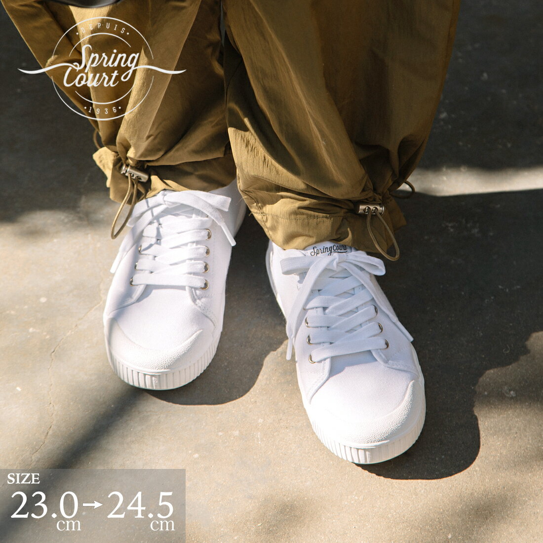 ץ󥰥 SPRING COURT G2 CLASSIC CANVAS ǥ ˡ Х 饷å ץ  ۥ磻 ⤭䤹 䤹 ¥亮ȥ WASH å