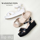 WASHINGTON アンクルストラップウェッジサンダル