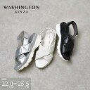 WASHINGTON クロスデザイン厚底サンダル